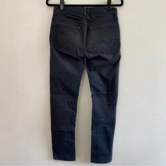 ACNE Ace Ups Slim Leg Jeans Mens 30x32* Soft Black Dark Denim Zip Fly Stretchy - Picture 2 of 9